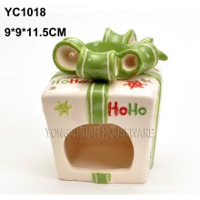 Ceramic Gift Box Shape Candlestick